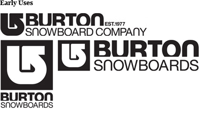 A Few of the Earlier Burton Snowboards Logo Designs
