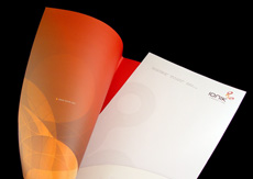 modern presentation folder design