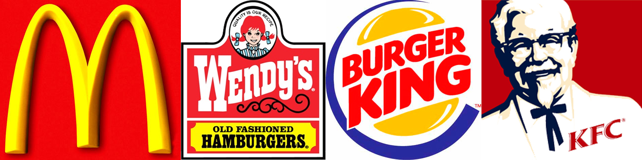 Red Fast Food Logos