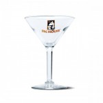 A martini glass printed for a party