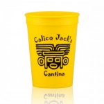 A stadium cup printed for Calico Jack's Cantina