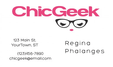 Business Card Design with Incorrect Alignment