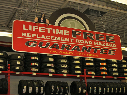Tire Replacement Guarantee with Condition