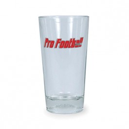 Clear 16 oz Football Sports Cooler Glass