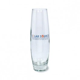 Clear 7 1/2"  Clear Elite Glass Bud Vase