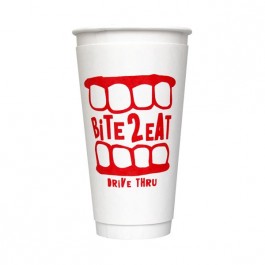 White 20 oz Comfort Cup