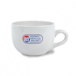 White 24 oz Coffeehouse Latte II White Ceramic Coffee Mug