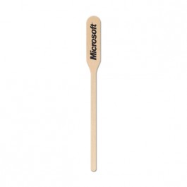 Wood 6" Wood Stir Sticks - Paddle Top