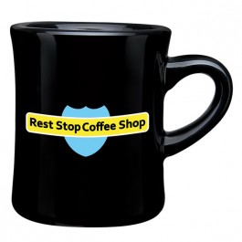 Black 9 oz. CuppaJo Diner Coffee Mug