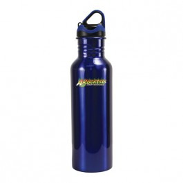 Blue 24 oz Stainless Quest Water Bottle (Full Color)