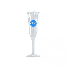 Clear 5 oz Plastic Champagne Glass