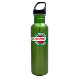 Lime Green / Black 26oz Excursion Stainless Steel Water Bottle - FCP