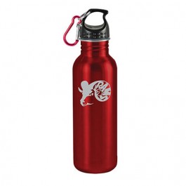 Red / Black 25 oz Wide-Mouth Stainless Steel Sports Bottle