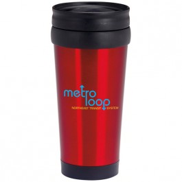 Red 15 oz. Stainless Deal Travel Tumbler