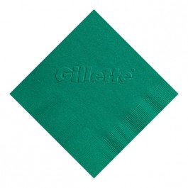 Teal Embossed 3 Ply Colored Luncheon Napkin