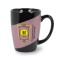 Black / Pink 16 oz New Haven Black Ceramic Coffee Mug