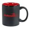 Black / Red 11 oz Hilo Hartford Two Tone Ceramic Coffee Mug