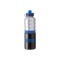 Black / Silver / Blue 25 oz. Ribbed Aluminum Water Bottle