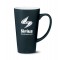 Black / White 16 oz Firehouse Two Tone Matte Ceramic Coffee Mug