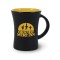 Black / Yellow 10 oz Hilo Two Tone Ceramic Coffee Mug