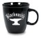 Black 20 oz Mocha Ceramic Coffee Mug