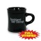 Black 10 oz Tahoe Vitrified Ceramic Coffee Mug