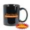 Black 10 1/2 oz Vitrified Restaurant Ceramic Coffee Mug