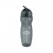 Black 22 oz Translucent Water Bottle