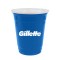 Blue 12 oz Soft Plastic Cup