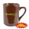 Brown 8 1/2 oz Vitrified Diner Ceramic Coffee Mug