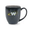 Charcoal 16 oz Daytona Ceramic Coffee Mug