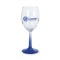 Clear / Blue 7 3/4 oz Neonware White Wine Glass