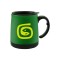 Green / Black 15 oz. Microwaveable Poly Mug