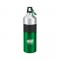 Green / Silver 25 oz. Clean-Cut Aluminum Water Bottle