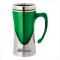 Green 14 oz. Laser Etched Curved Handle Mug