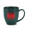 Green 16 oz Astron Bistro Ceramic Coffee Mug