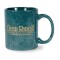Green 11 oz Marbleized Ceramic Coffee Mug