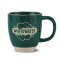 Green 14 oz Tailored Ceramic Coffee Mug