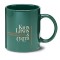 Green 11 oz Hartford Ceramic Coffee Mug