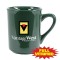 Green 8 1/2 oz Vitrified Diner Ceramic Coffee Mug