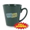 Green 11 oz Vitrified Restaurant Ceramic Coffee Mug