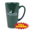 Green 15 oz Vitrified Restaurant Ceramic Coffee Mug