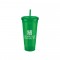 Green 24 oz. Jumbo Everyday Plastic Cup Tumbler