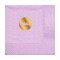 Lavender Foil Stamped Moire Luncheon Napkin