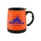 Orange / Black 15 oz. Microwaveable Poly Mug