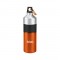 Orange / Silver 25 oz. Clean-Cut Aluminum Water Bottle