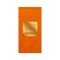 Orange Foil Stamped 3 Ply Colored Guest Towel