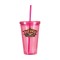 Pink 16 oz Victory Acrylic Tumbler (Full Color)