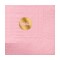 Pink Foil Stamped Moire Beverage Napkin
