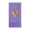 Purple Foil Stamped Moire Guest Towel